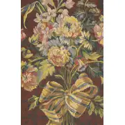 Petit Bouquet En Jaune French Wall Tapestry - 43 in. x 58 in. wool/cotton/other by Pierre-Joseph Redoute | Close Up 2