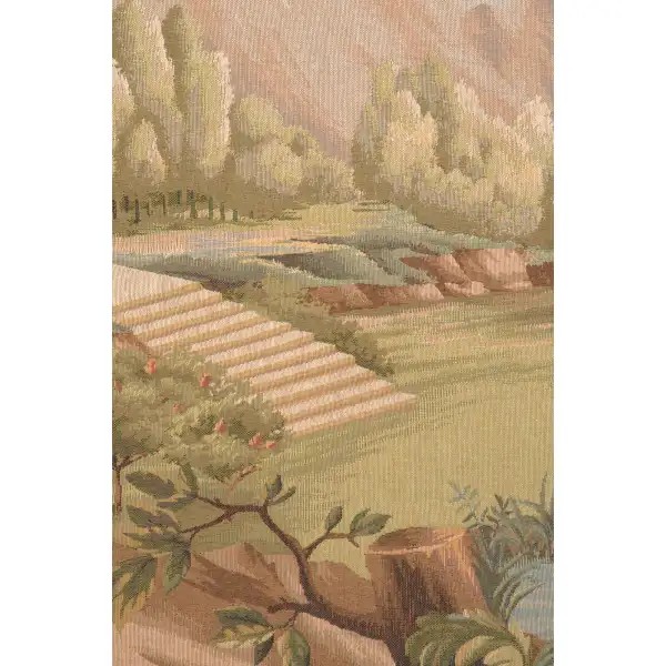 Jardin Panoramique Grande French Wall Tapestry | Close Up 1