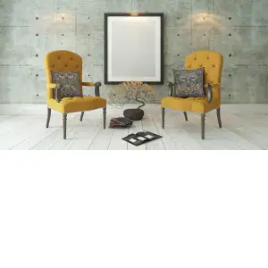 Strawberry Blue Belgian Woven Cushion Cover - 16 x 16" Hand Finished Square Pillow for Living Room - Decorative Throw Accent Pillow Cover for Sofa Bed & Couch - Cushion Cover for Indoor Use