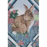 Spring Bunnies Fine Art Tapestry | Close Up 1
