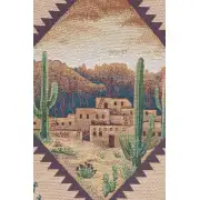 Southwest Lizards II Fine Art Tapestry | Close Up 1