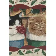 Cat's Holiday Party Table Mat | Close Up 1