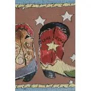 The Cowboy Boot Collection Tapestry Table Mat | Close Up 1