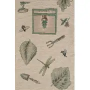 Garden Elements Black Tassel Tapestry Table Mat | Close Up 1