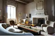 Floral Collage III Tapestry Table Mat | Life Style 1