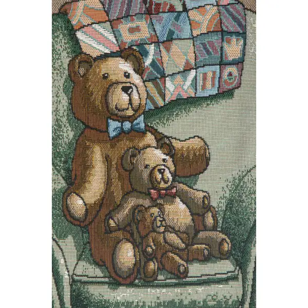 The Bear Den Wall Tapestry Bell Pull | Close Up 1