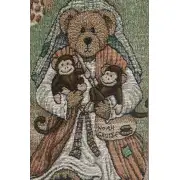 Mr Noah And Friends Wall Tapestry Bell Pull | Close Up 1