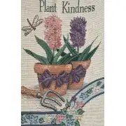 Plant Kindness Afghan Throws | Close Up 1