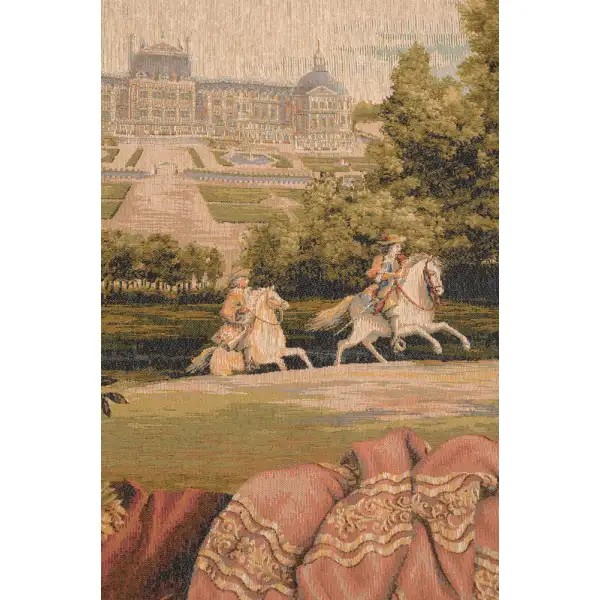 Terrasse Au Chateau II French Wall Tapestry | Close Up 2