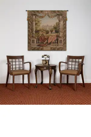 Terrasse Au Chateau II French Wall Tapestry