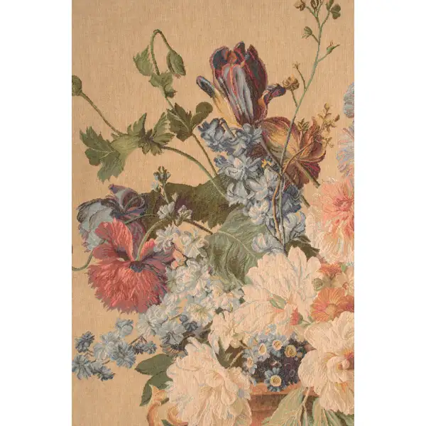 Bouquet Iris Clair French Wall Tapestry | Close Up 1