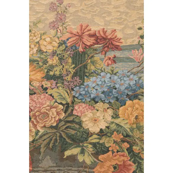 Veranda View Belgian Tapestry Wall Hanging - 39 in. x 68 in. cotton/viscose/Polyamide by Billy Jacobs | Close Up 2