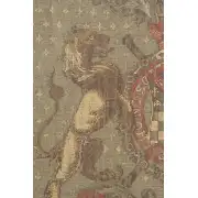 Blason Norfolk Green Square Belgian Tapestry | Close Up 1