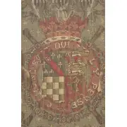 Blason Norfolk Green Square Belgian Tapestry | Close Up 2