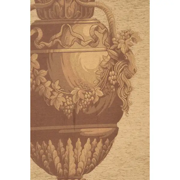 Antique Greek Urn Belgian Tapestry | Close Up 1