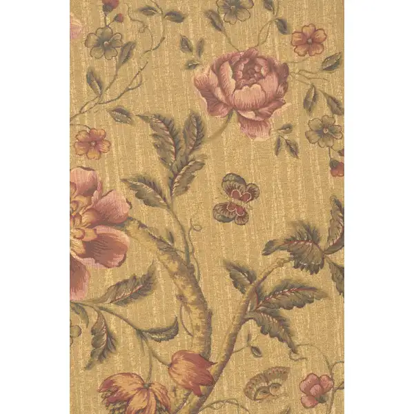 Olde Birds of Paradise Vertical Belgian Tapestry | Close Up 2