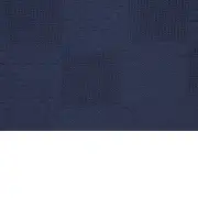 Squares In Blue Afghan Throw | Close Up 1