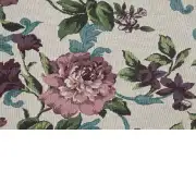 Floral Frame Afghan Throws | Close Up 1