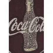 Coca Cola Mosaic Afghan Throws | Close Up 1