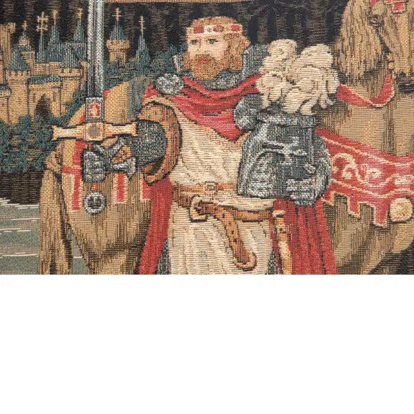 Legendary King Arthur I Belgian Cushion Cover | Close Up 2