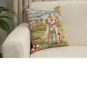 Templier III Belgian Sofa Pillow Cover | Close Up 1