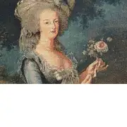 Marie Antoinette In Blue II Belgian Cushion Cover | Close Up 2