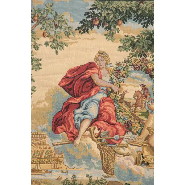 Bacco Italian Tapestry - 33 in. x 26 in. Cotton/Polyester/Viscose by Charles le Brun. | Close Up 1