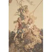 Romantic Swing Belgian Tapestry Wall Hanging | Close Up 1