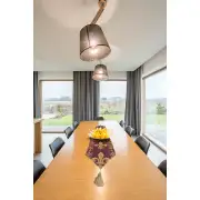 Fleur de Lys Red IV Belgian Table Mat | Life Style 1