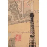 View of Paris French Wall Tapestry | Close Up 1