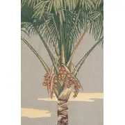 Lodoicea Palm Belgian Tapestry Wall Hanging - 26 in. x 76 in. Cotton/Viscose/Polyester/Mercurise by Charlotte Home Furnishings | Close Up 1