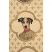 Dogs Of Honor Belgian Tapestry Wall Hanging - 56 in. x 54 in. Cotton/Viscose/Polyester/Mercurise by Charlotte Home Furnishings | Close Up 2