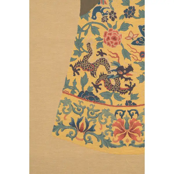 Blond Kimono Belgian Tapestry Wall Hanging | Close Up 1