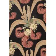 Elegant Floral Scroll Belgian Tapestry Wall Hanging - 52 in. x 80 in. Cotton/Viscose/Polyester/Mercurise by Jean-Baptiste Huet | Close Up 2
