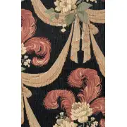 Elegant Floral Scroll II Belgian Tapestry Wall Hanging | Close Up 2