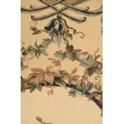 Caroline Gold Belgian Tapestry Wall Hanging - 29 in. x 64 in. Cotton/Viscose/Polyester by Rembrandt | Close Up 2