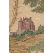 Verdure Castle Belgian Tapestry Wall Hanging - 34 in. x 54 in. Cotton/Viscose/Polyester by Albert Williams | Close Up 1