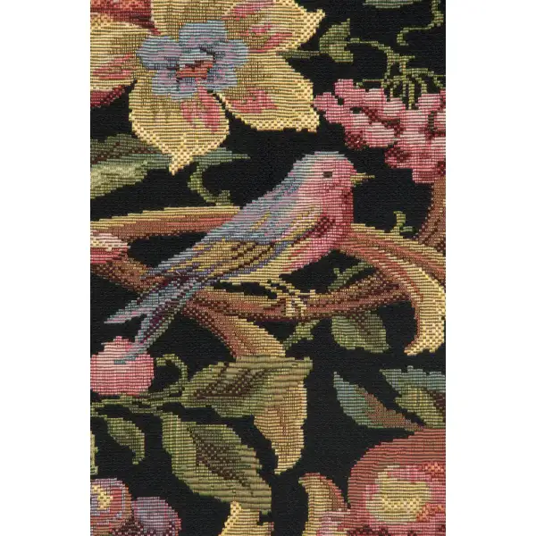 Eve's Floral Paradise Belgian Tapestry Wall Hanging - 62 in. x 47 in. Wool/cotton/others by Jan Van Huysum | Close Up 1