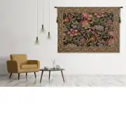 Eve's Floral Paradise Belgian Tapestry Wall Hanging - 62 in. x 47 in. Wool/cotton/others by Jan Van Huysum | Life Style 1