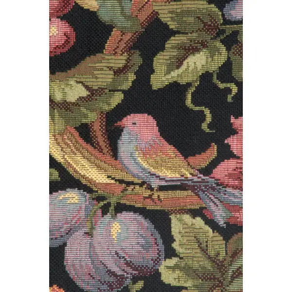 Eve's Floral Paradise Vertical Belgian Tapestry Wall Hanging | Close Up 1