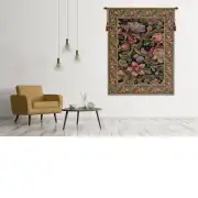 Eve's Floral Paradise Vertical Belgian Tapestry Wall Hanging | Life Style 1