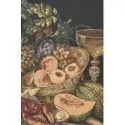 Elegant Feast Setting Belgian Tapestry Wall Hanging | Close Up 2