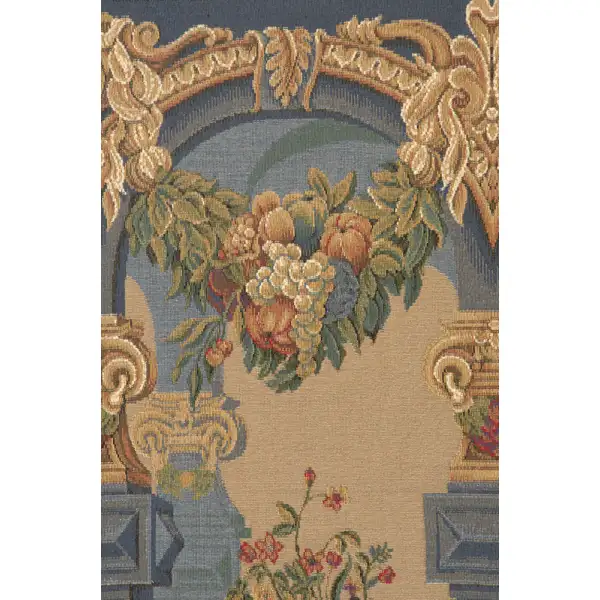 Loggia European Columns Belgian Tapestry Wall Hanging - 42 in. x 54 in. Cotton/Treveria/Viscose/polyester/Mercurise by Jan Baptist Vrients | Close Up 2