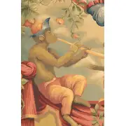 Monkey's Paradise II Belgian Tapestry Wall Hanging | Close Up 1