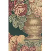 Vase on Green Mini European Tapestry | Close Up 2