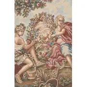 Adam and Eve's Garden European Tapestry | Close Up 1