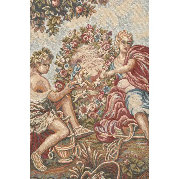 Adam and Eve's Garden European Tapestry | Close Up 1