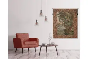 View of The Verdure Castle  Tapestry Wallart