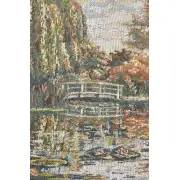 Giverny with Acantha Leaf Border European Tapestry | Close Up 1