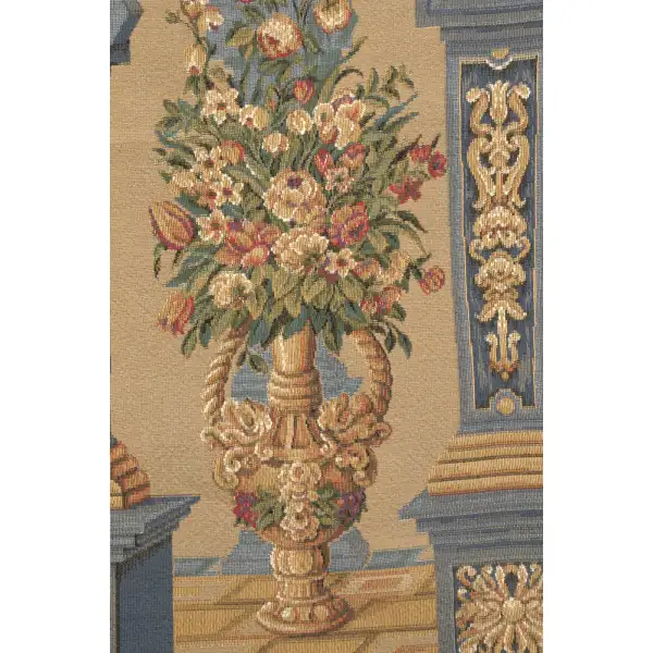 Loggia Columns Horizontal Belgian Tapestry Wall Hanging | Close Up 1